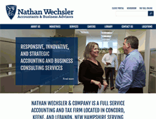 Tablet Screenshot of nathanwechsler.com